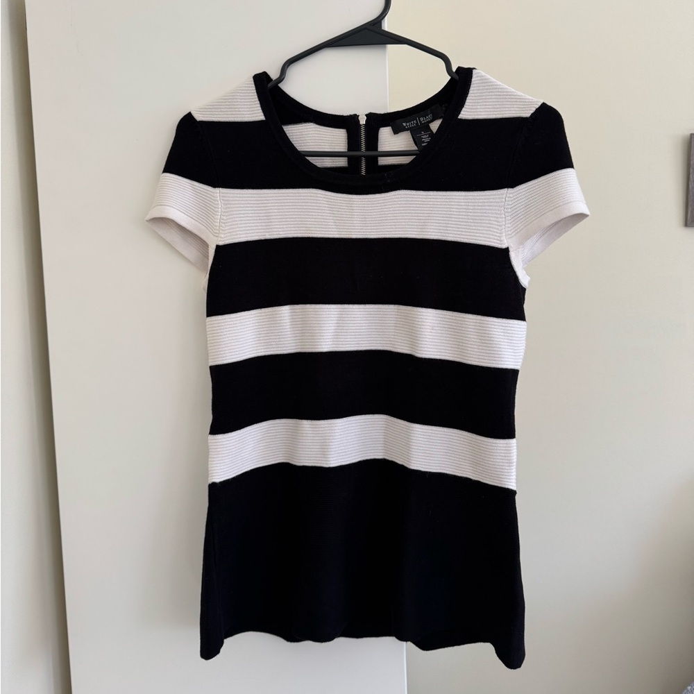 White House Black Market Striped Shirt